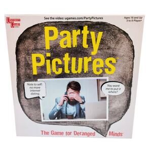 Party Pictures The Game for Deranged Minds University Games Adult Card Game New